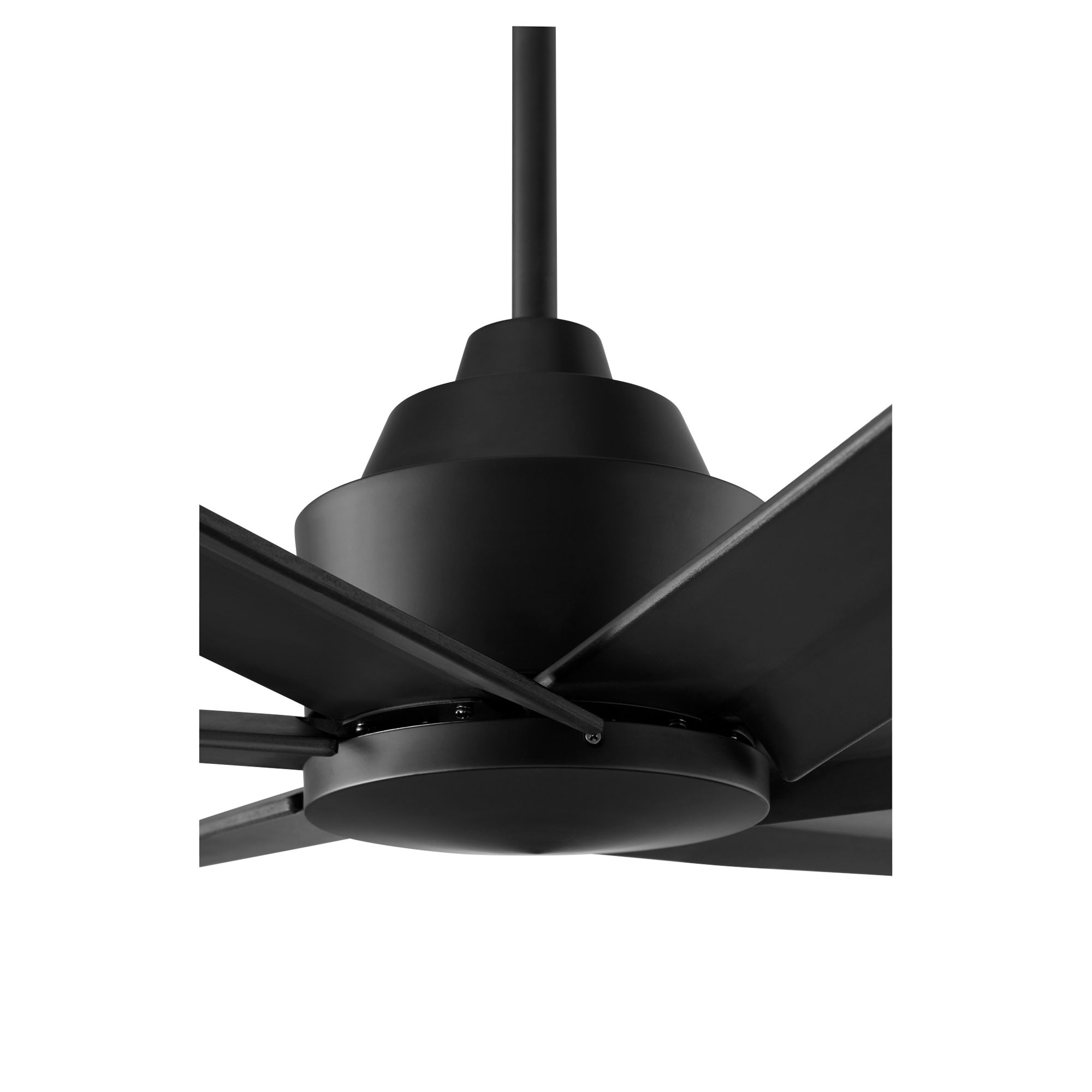 Image 4 Quorum International Titus 80" 6 Blade Matte Black Ceiling Fan more views