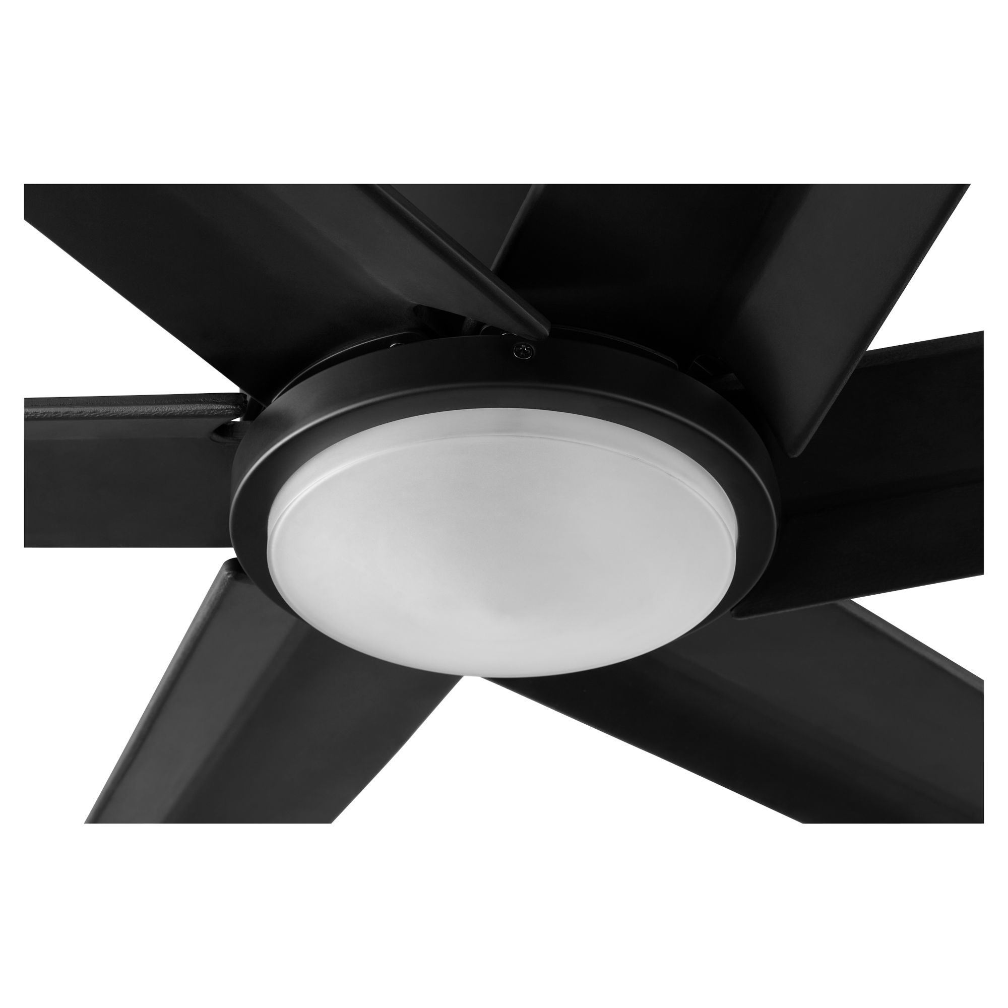 Image 5 Quorum International Titus 80" 6 Blade Matte Black Ceiling Fan more views