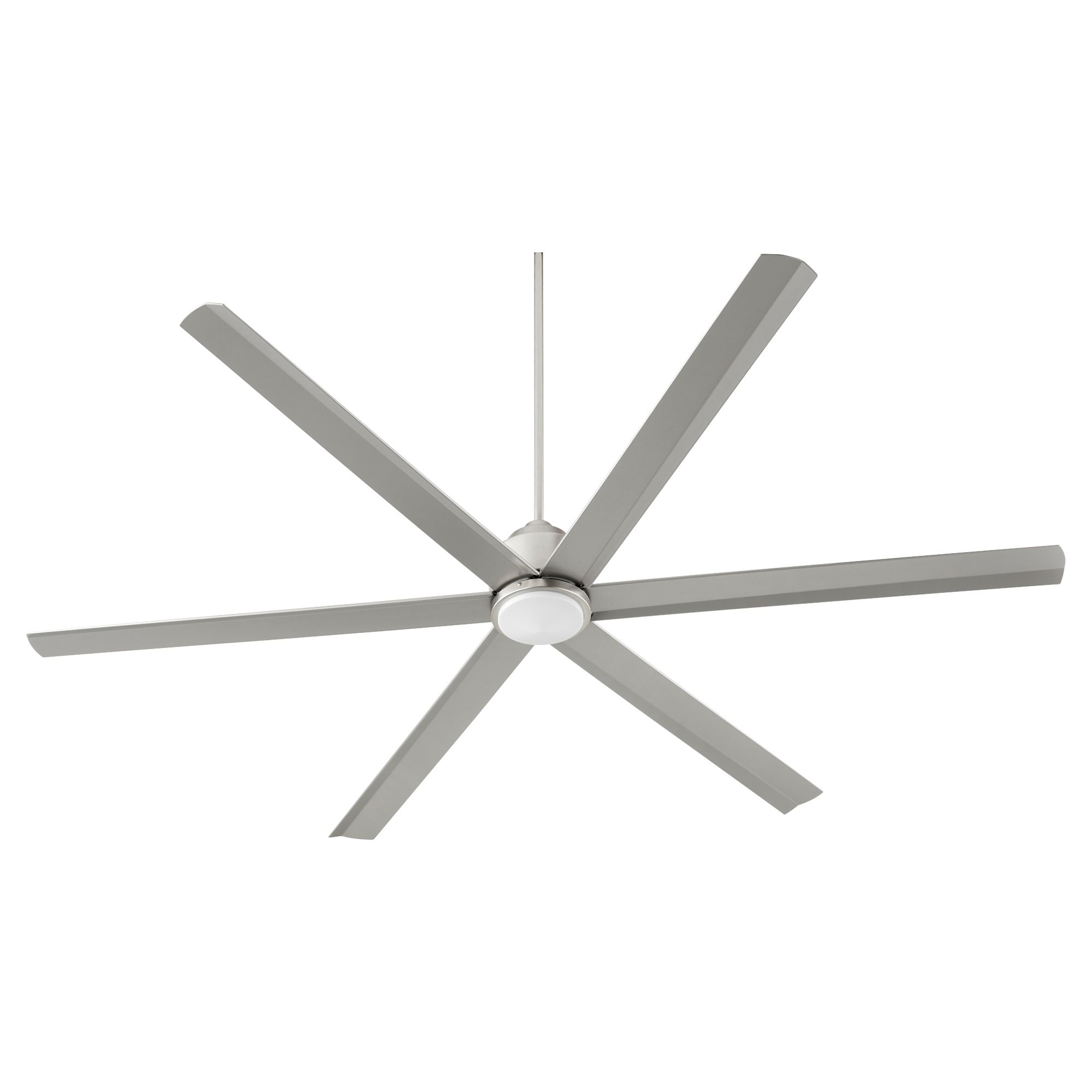 Image 3 Quorum International Titus 80" 6 Blade Satin Nickel Ceiling Fan more views