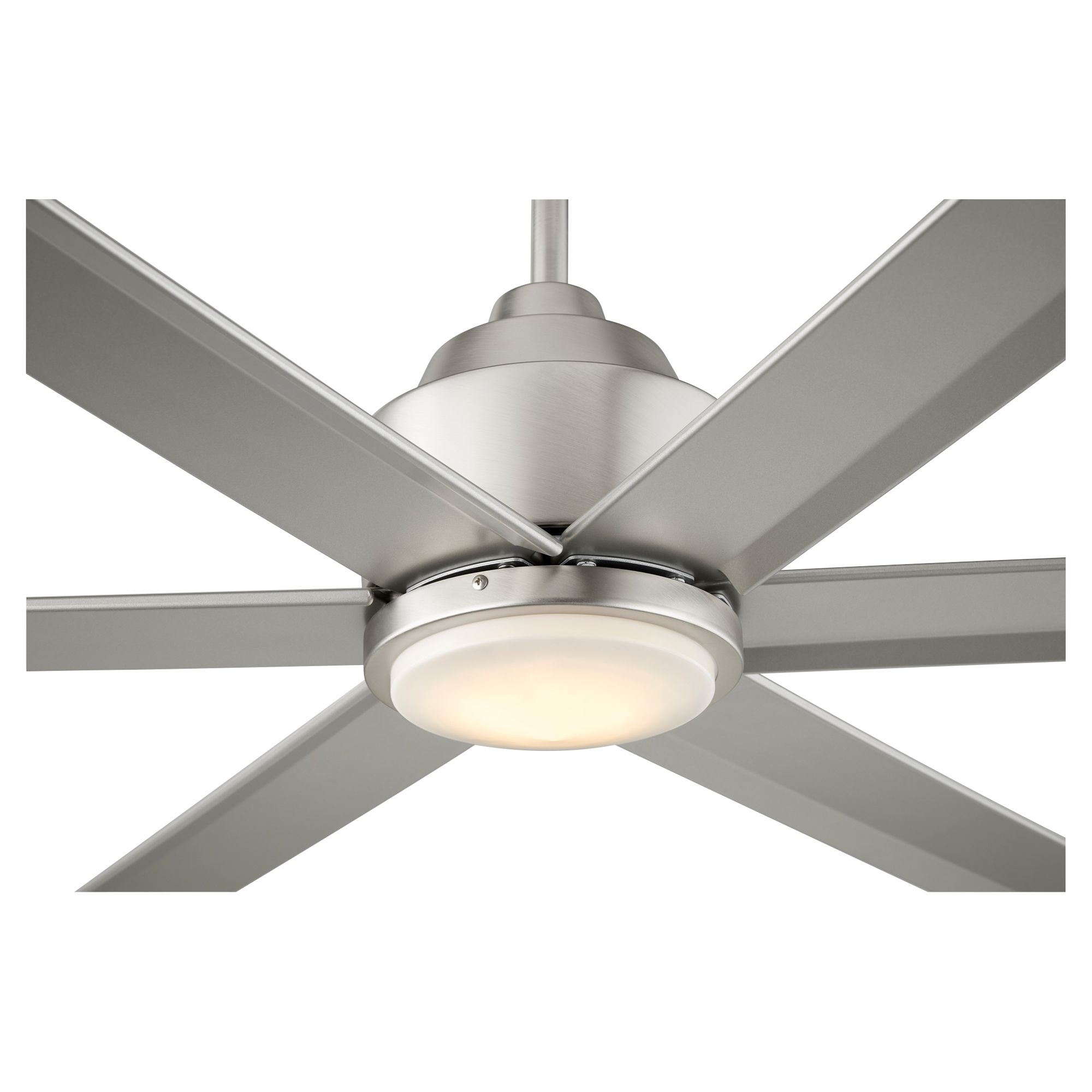 Image 4 Quorum International Titus 80" 6 Blade Satin Nickel Ceiling Fan more views