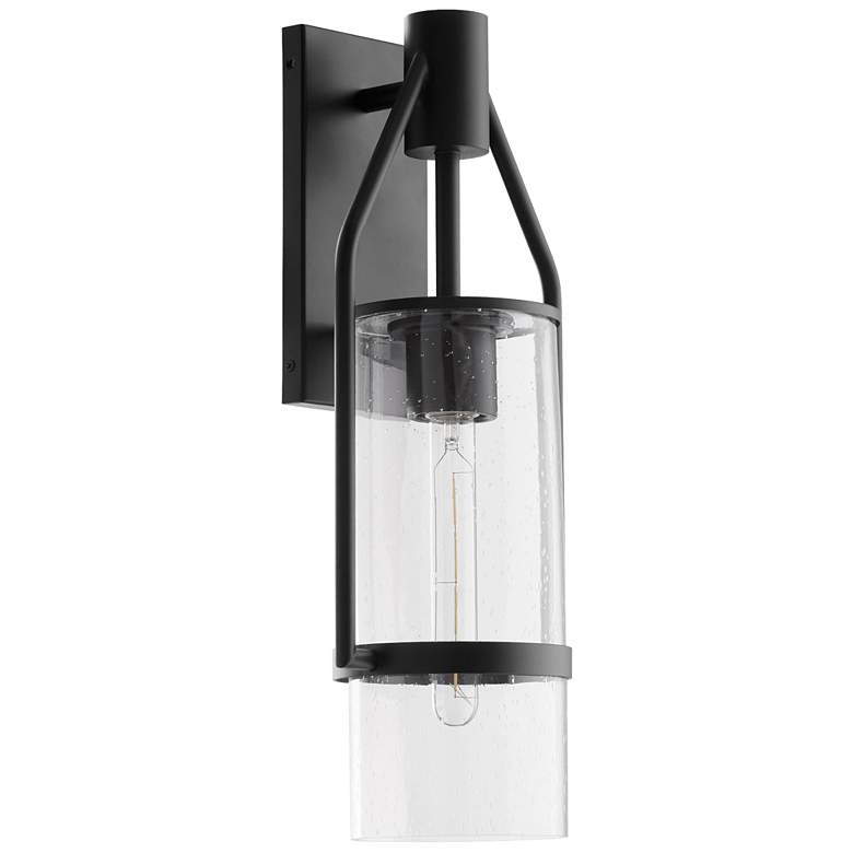 Image 1 Quorum International Townsend 21" Textured Black Wall Lantern
