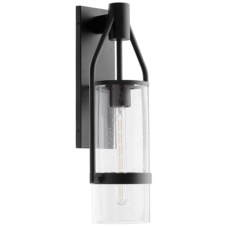 Image 1 Quorum International Townsend 24" Textured Black Wall Lantern