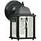 Quorum International Traditional 9" 1LT Black Outdoor Wall Light