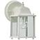 Quorum International Traditional 9" 1LT White Outdoor Wall Light