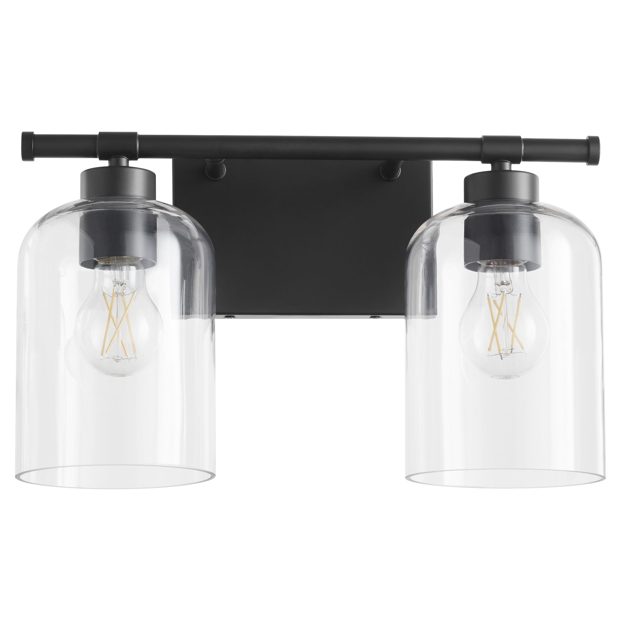 Image 2 Quorum International Tribute 2LT Matte Black Vanity Light more views