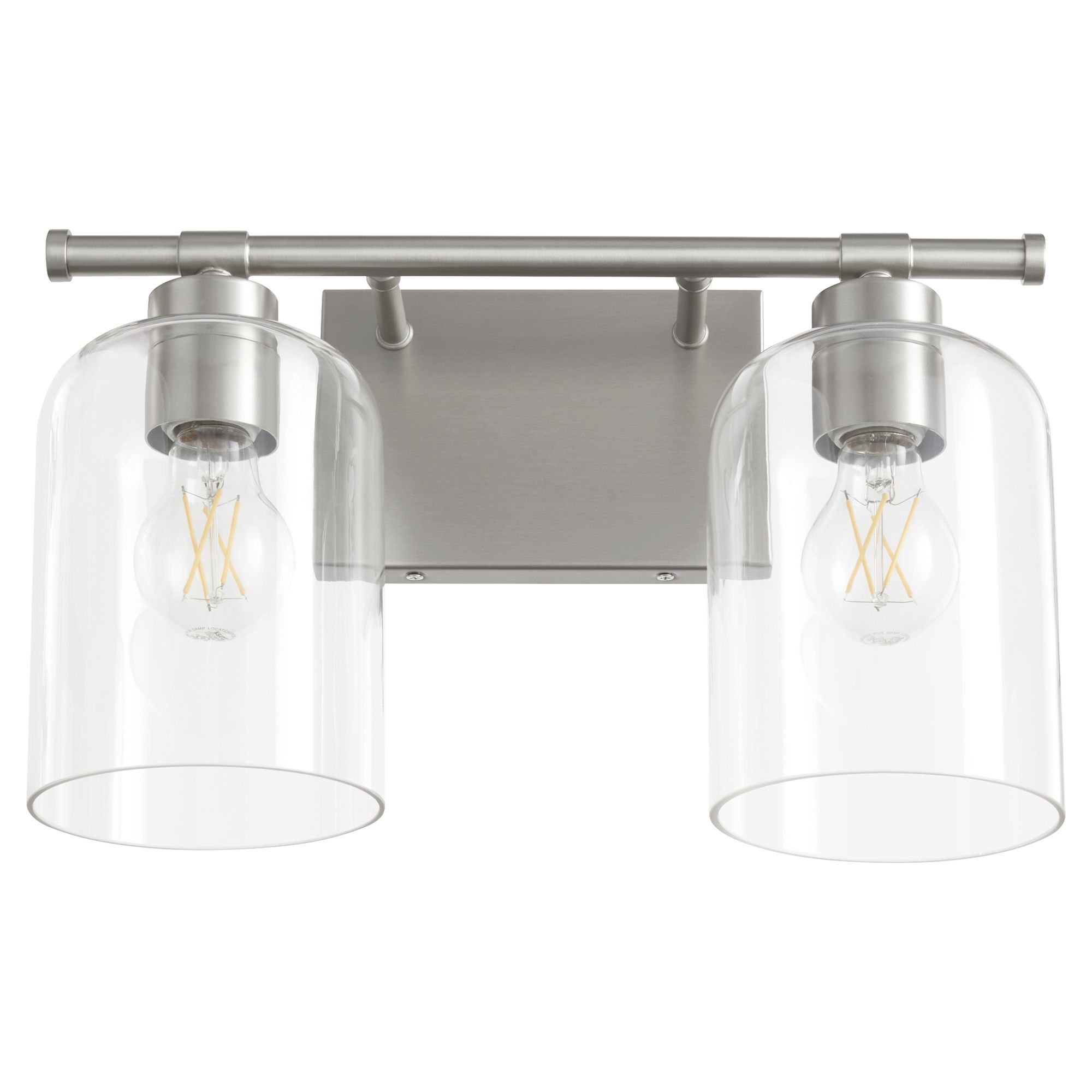 Image 2 Quorum International Tribute 2LT Satin Nickel Vanity Light more views