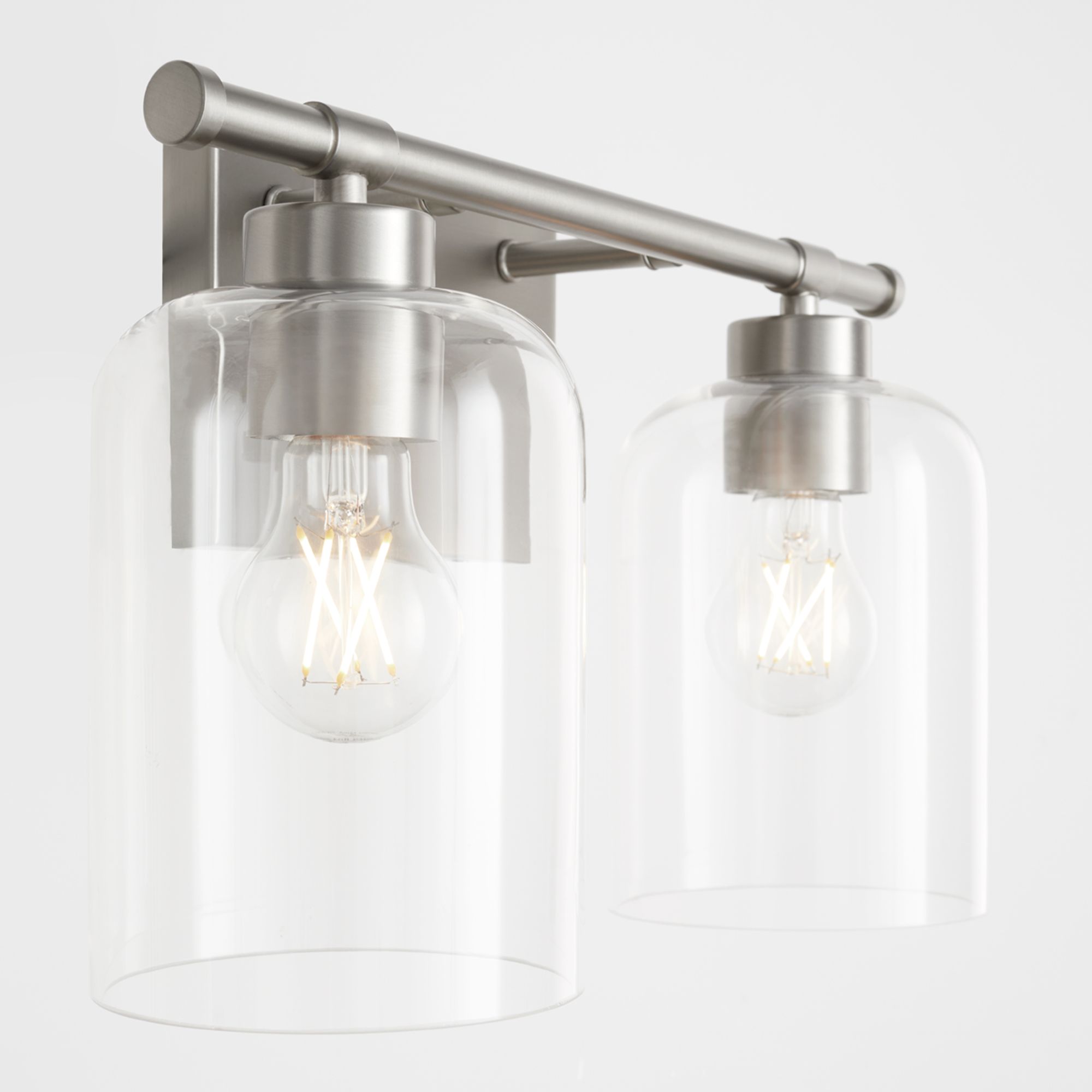 Image 3 Quorum International Tribute 2LT Satin Nickel Vanity Light more views