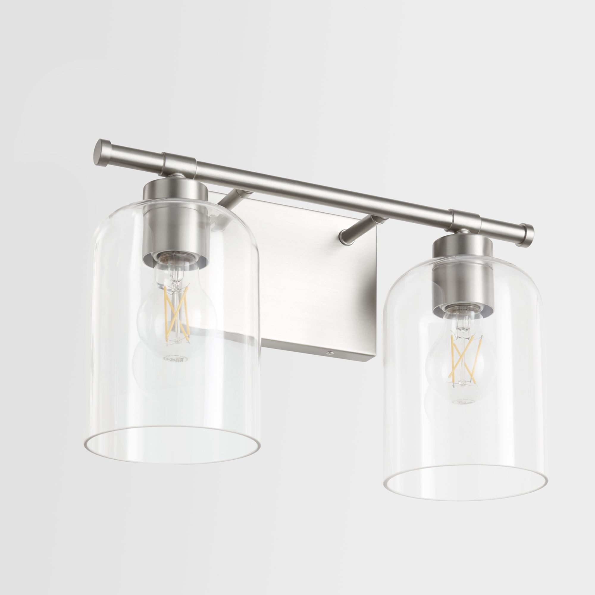 Image 4 Quorum International Tribute 2LT Satin Nickel Vanity Light more views