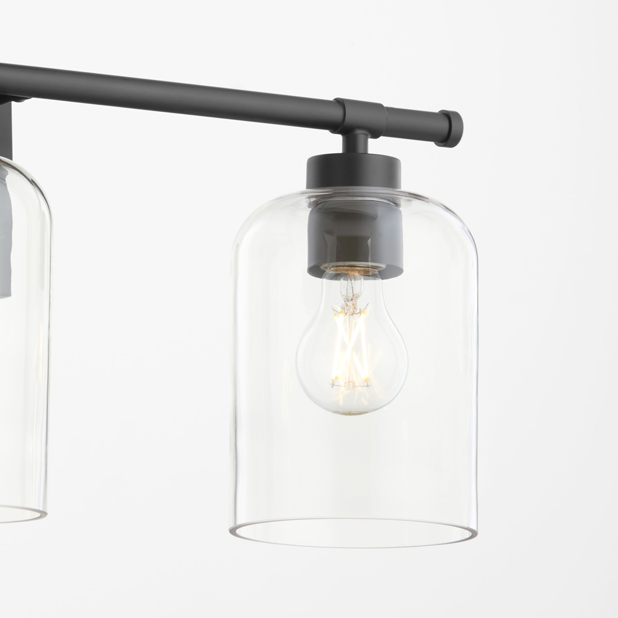 Image 4 Quorum International Tribute 3LT Matte Black Vanity Light more views