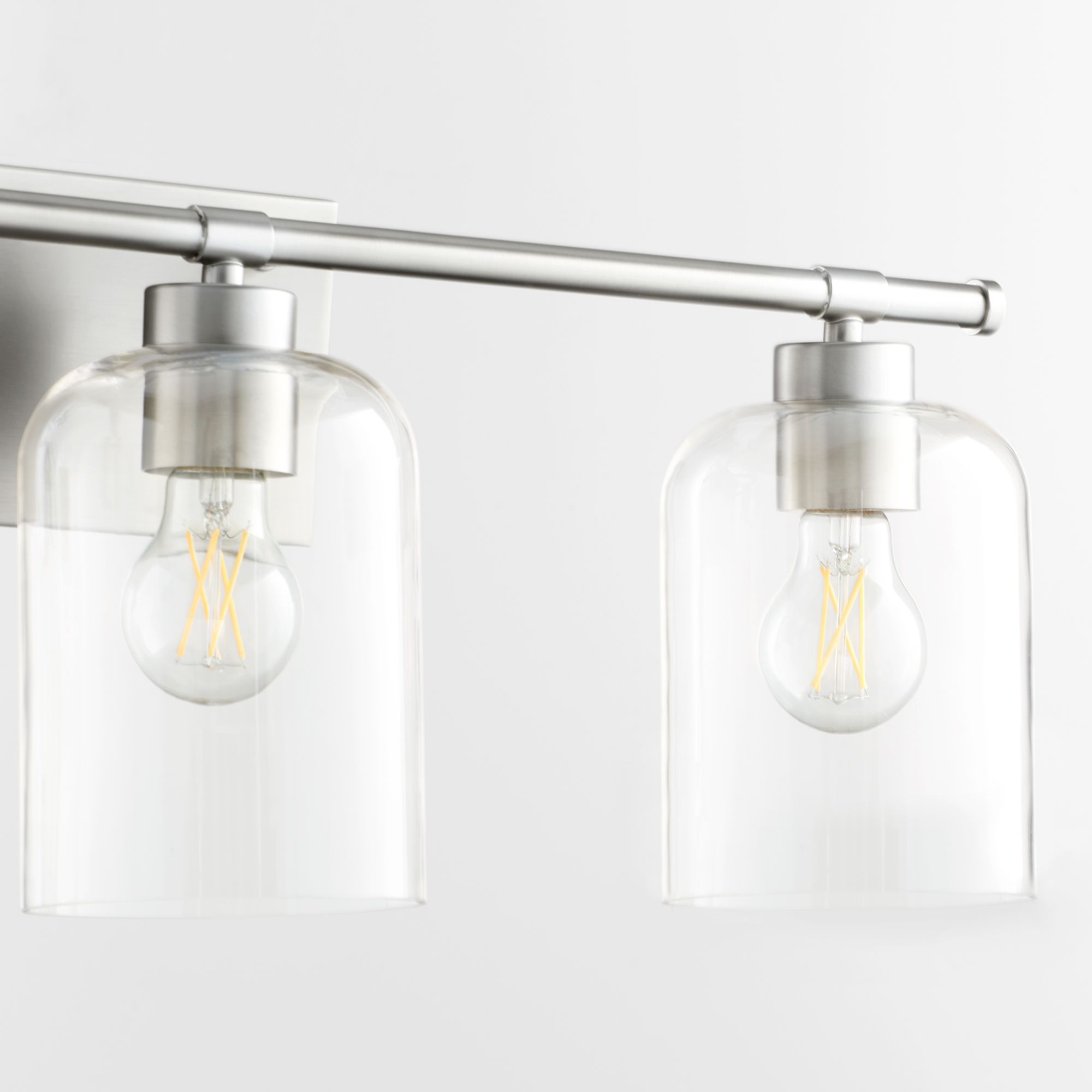 Image 4 Quorum International Tribute 3LT Satin Nickel Vanity Light more views