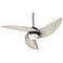 Quorum International Trinity 3 Blade Textured Black Ceiling Fan