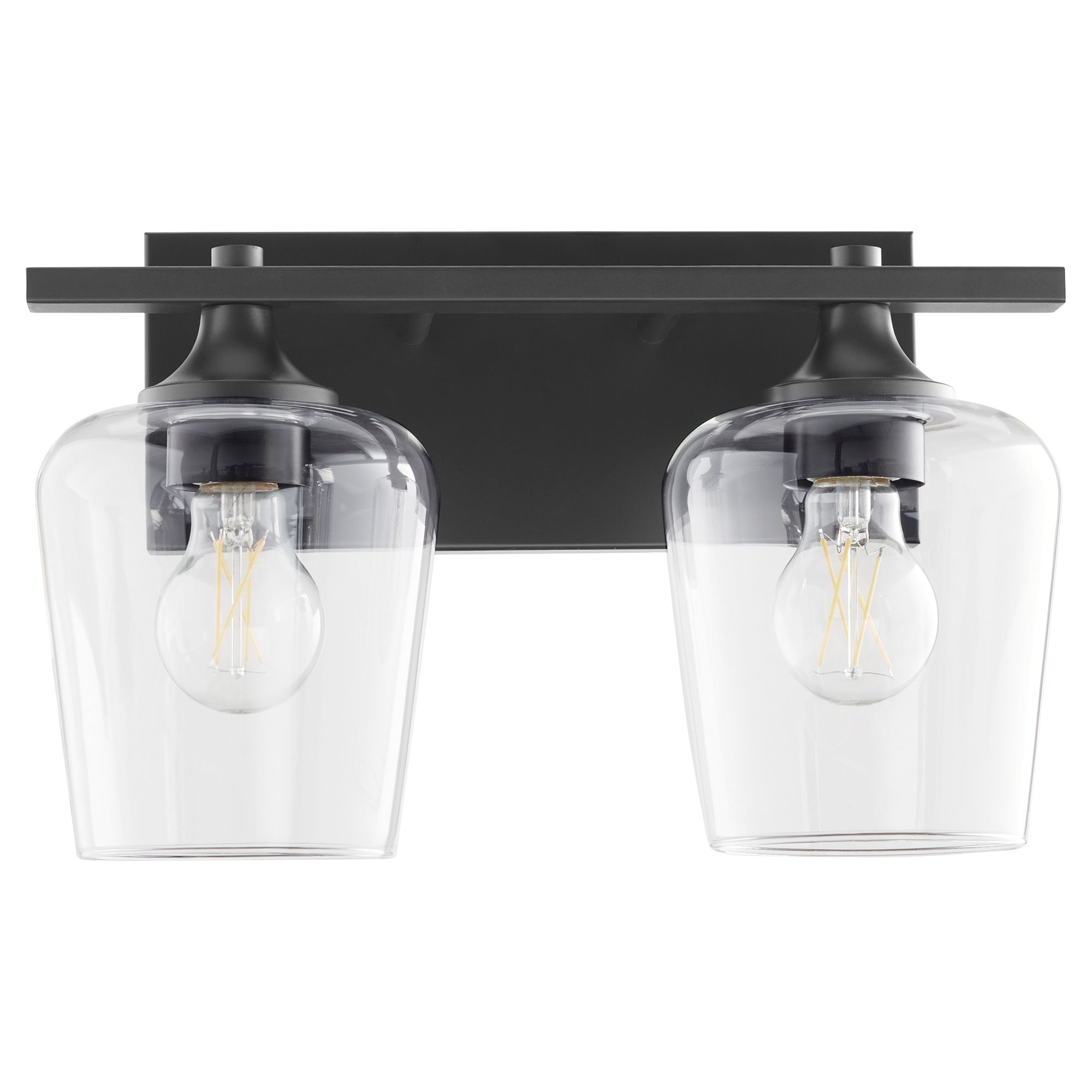 Image 2 Quorum International Veno 2LT Matte Black Vanity Light more views