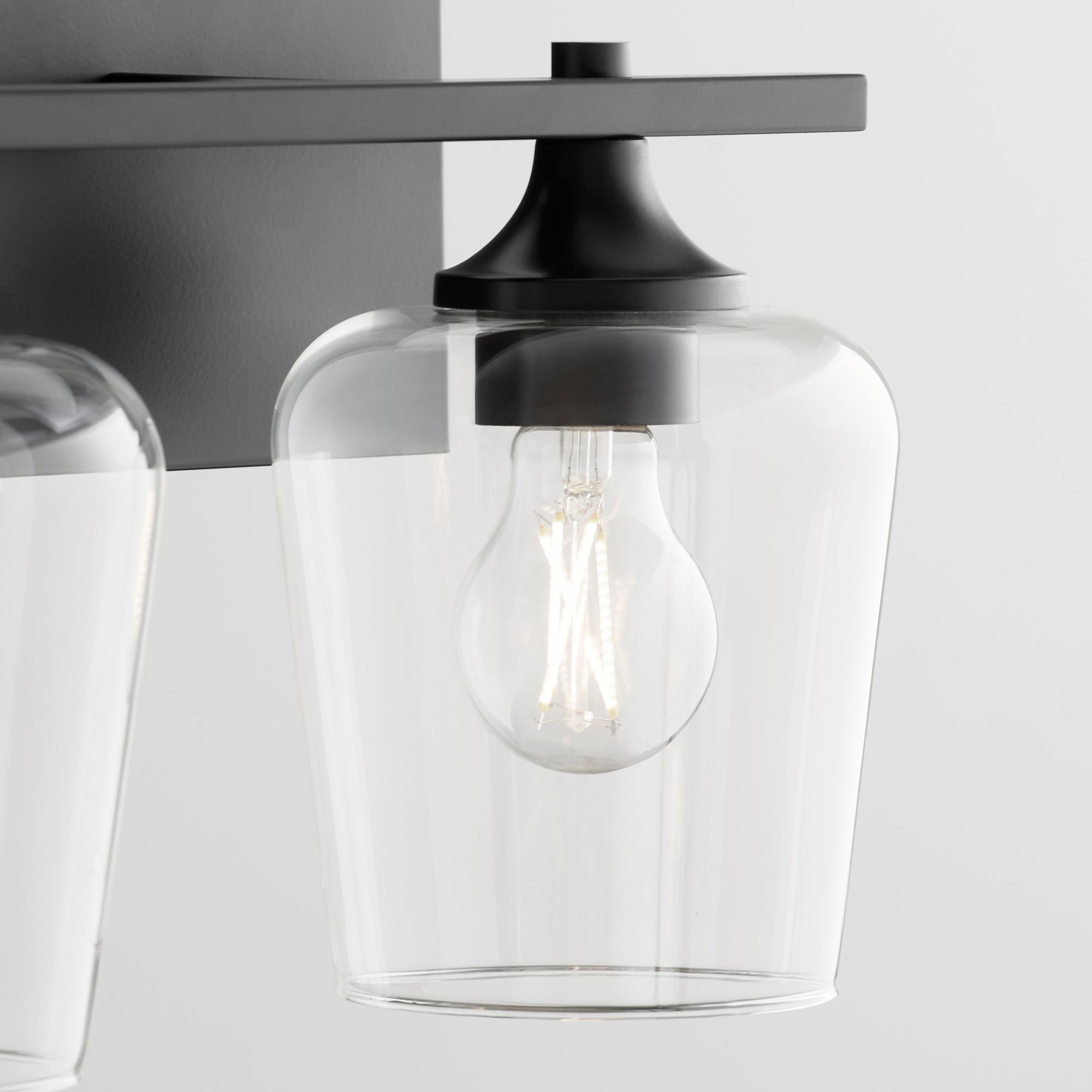 Image 3 Quorum International Veno 2LT Matte Black Vanity Light more views