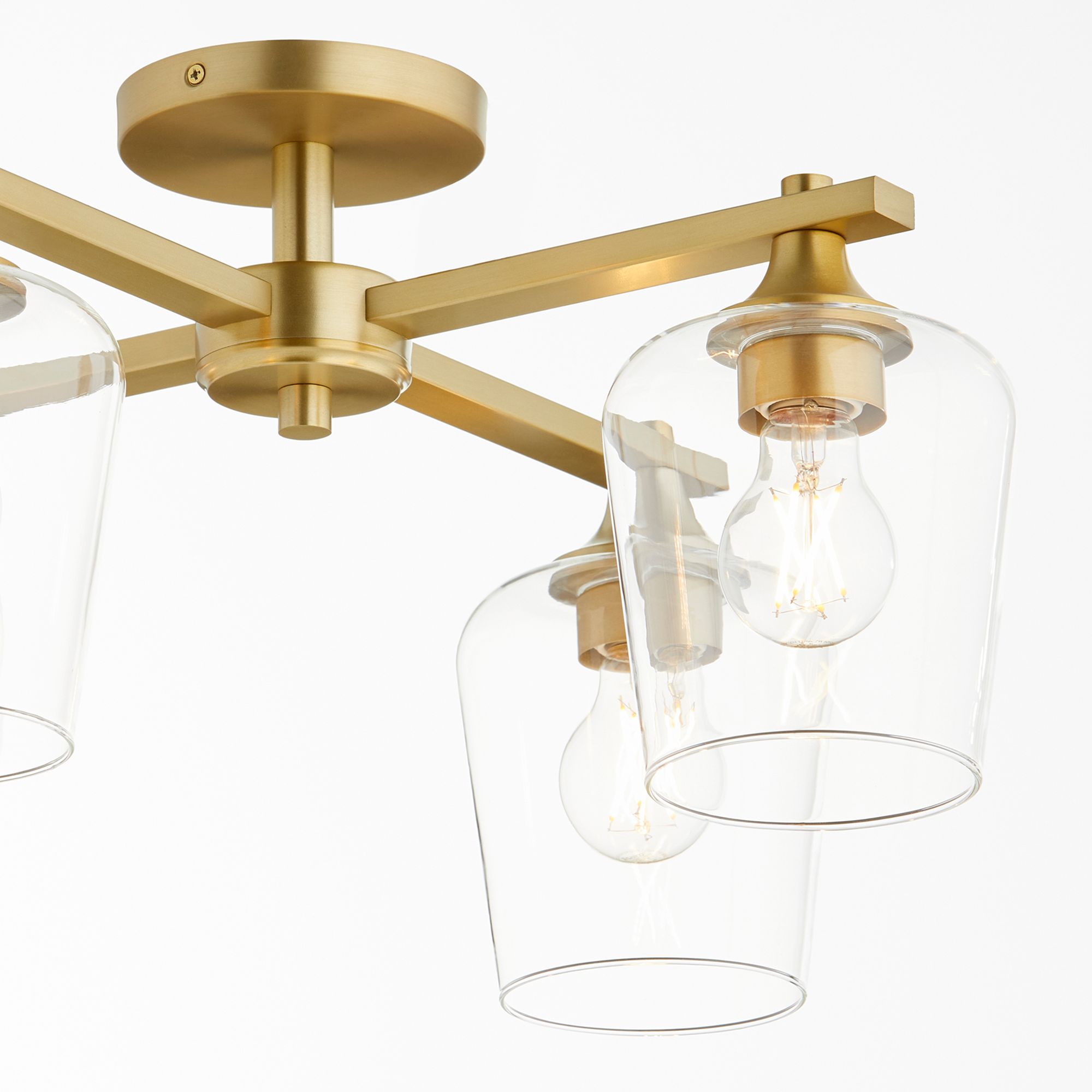 Image 4 Quorum International Veno 4LT Aged Brass Ceiling Mount more views