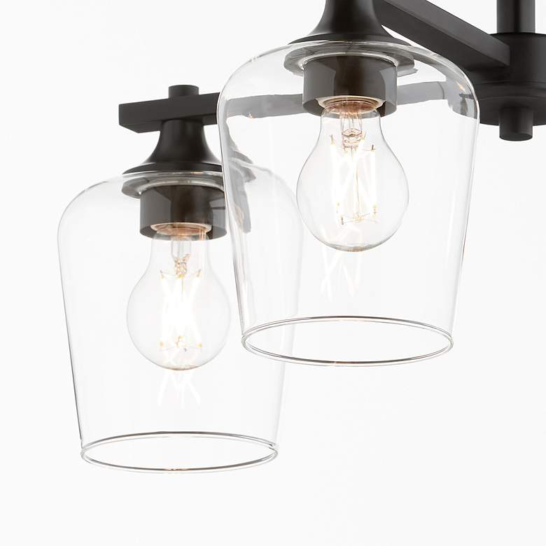 Image 3 Quorum International Veno 4LT Matte Black Ceiling Mount more views