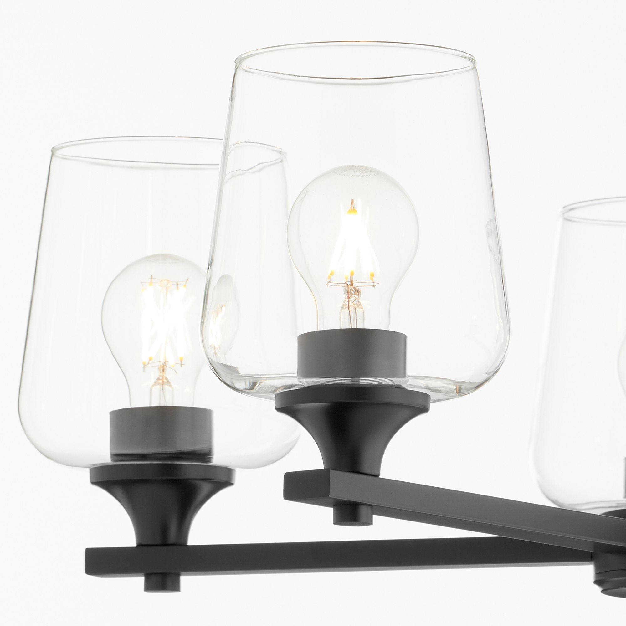 Image 4 Quorum International Veno 5LT Matte Black Chandelier more views