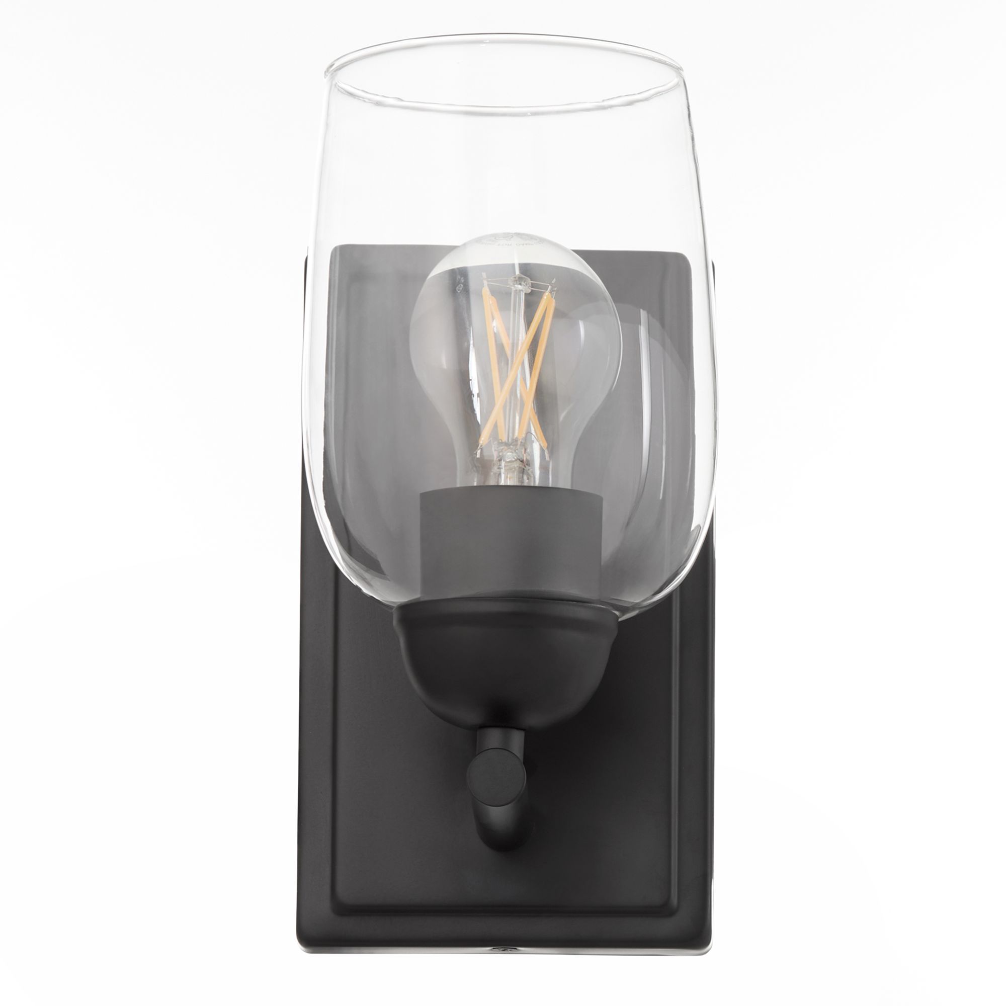 Image 4 Quorum International Wallinger 1LT Matte Black Wall Mount more views