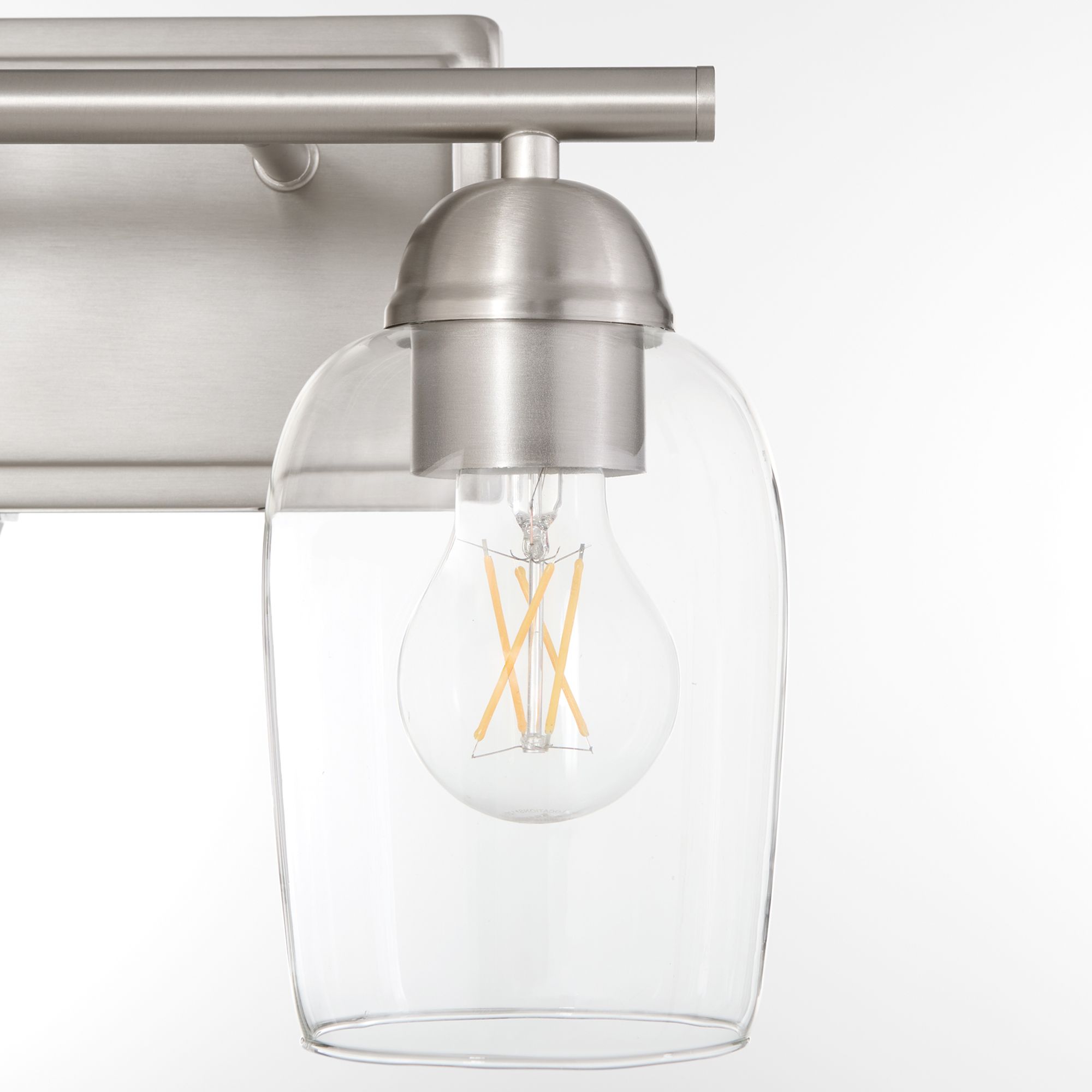 Image 3 Quorum International Wallinger 2LT Satin Nickel Vanity Light more views