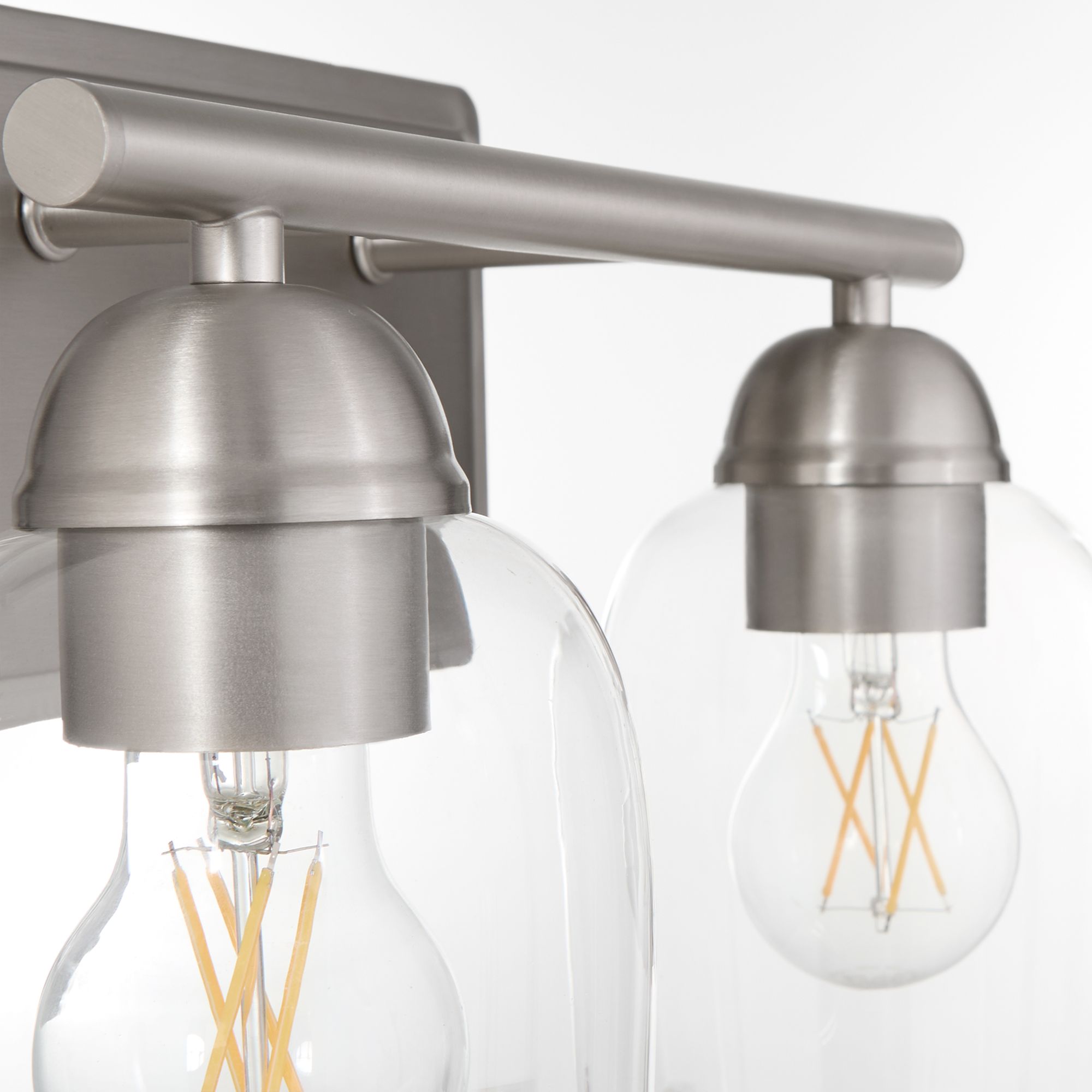 Image 4 Quorum International Wallinger 2LT Satin Nickel Vanity Light more views