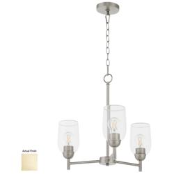 Quorum International Wallinger 3LT Aged Brass Chandelier