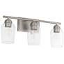 Quorum International Wallinger 3LT Satin Nickel Vanity Light