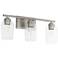Quorum International Wallinger 3LT Satin Nickel Vanity Light