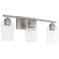 Quorum International Wallinger 3LT Satin Nickel Vanity Light