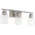 Quorum International Wallinger 3LT Satin Nickel Vanity Light
