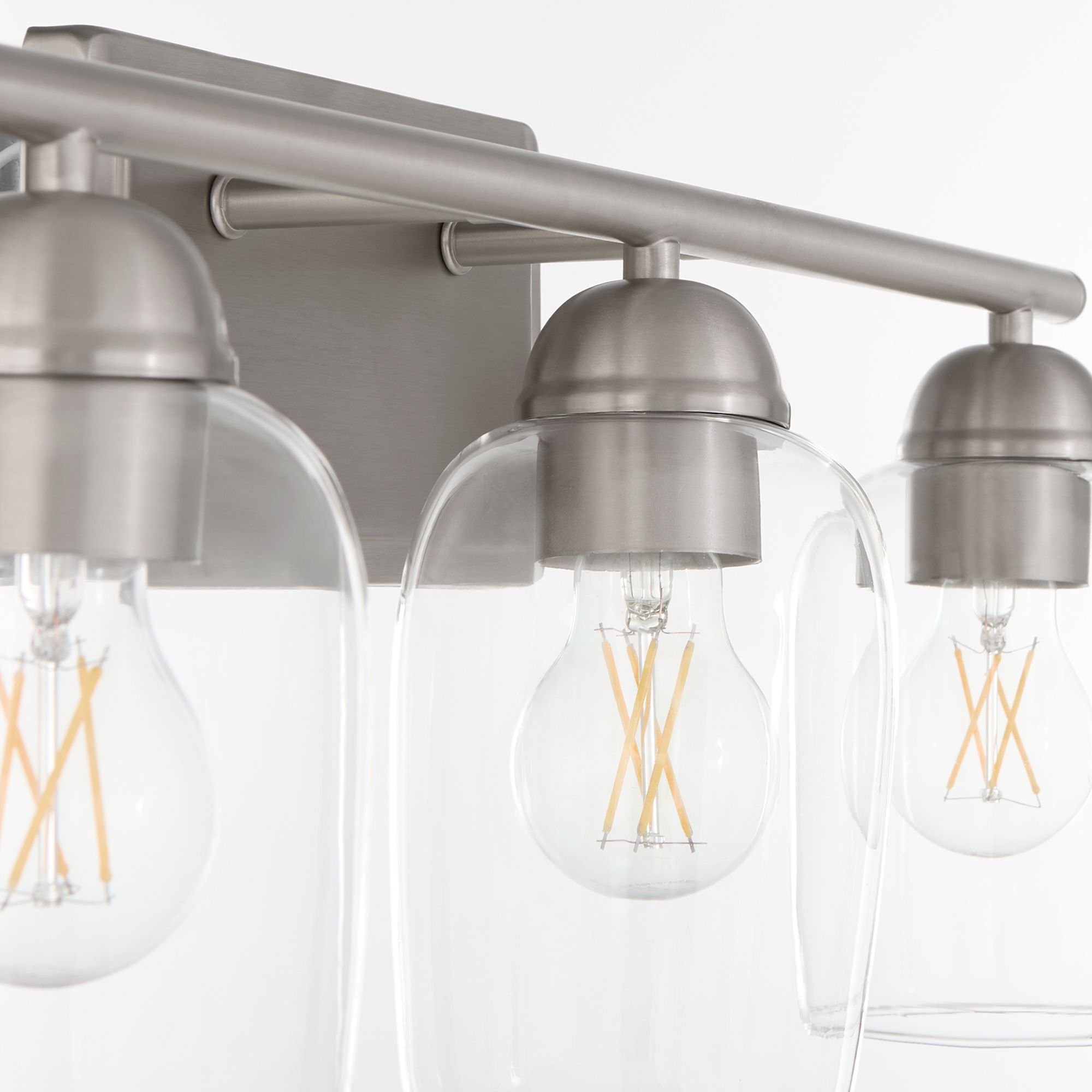 Image 3 Quorum International Wallinger 3LT Satin Nickel Vanity Light more views