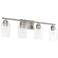 Quorum International Wallinger 4LT Satin Nickel Vanity Light