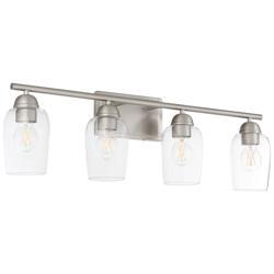 Quorum International Wallinger 4LT Satin Nickel Vanity Light