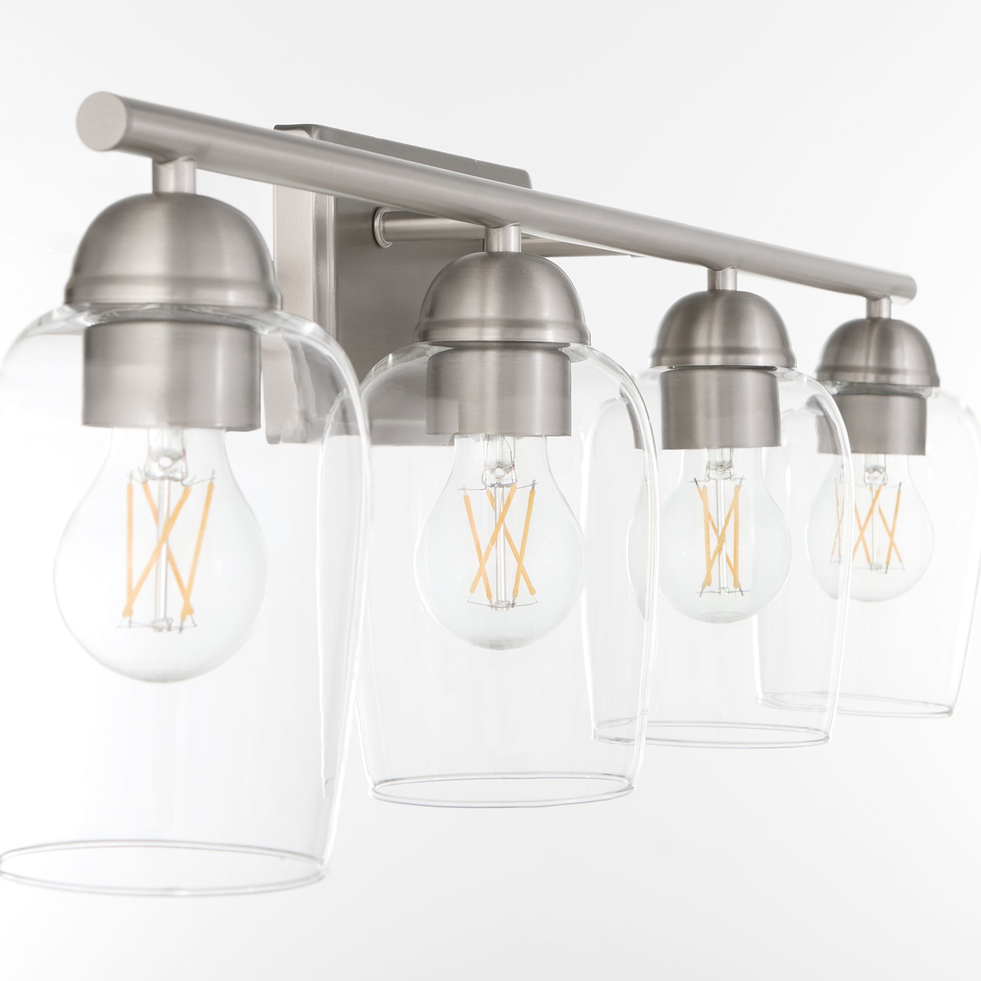 Image 3 Quorum International Wallinger 4LT Satin Nickel Vanity Light more views