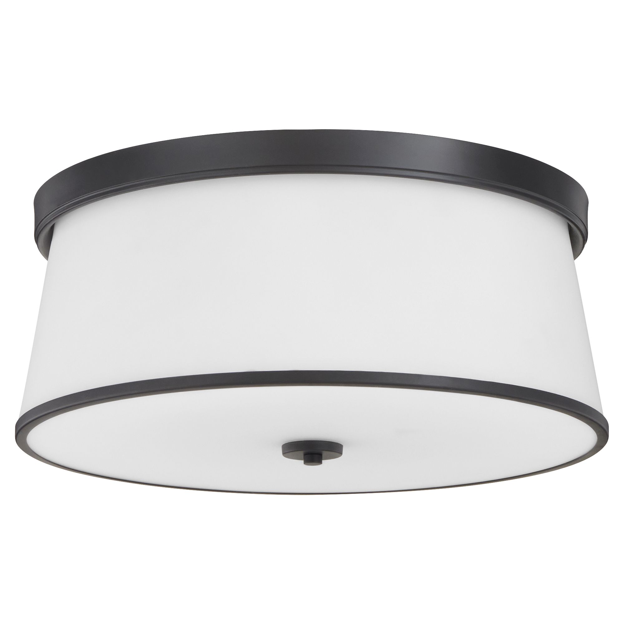 Image 2 Quorum International Weir 20" Matte Black Ceiling Mount more views