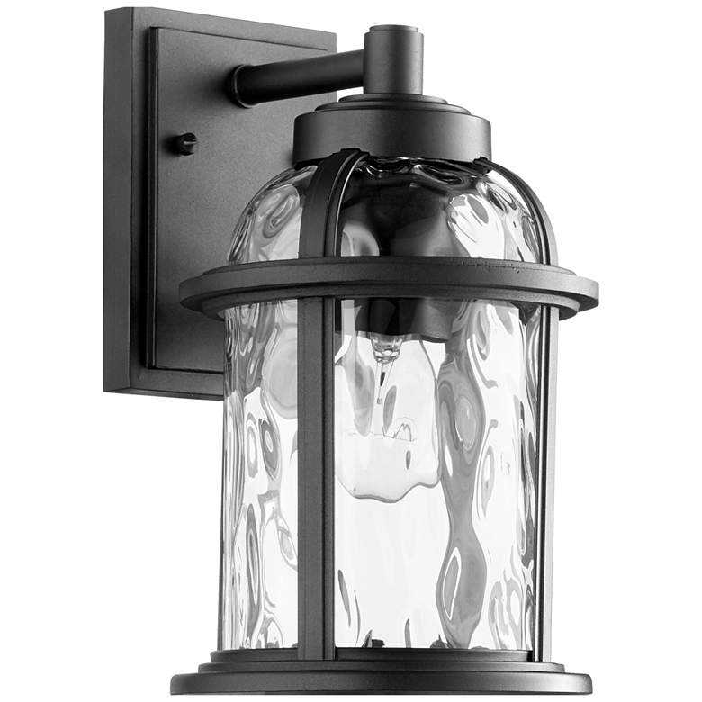 Image 1 Quorum International Winston 1LT Black Wall Lantern