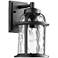 Quorum International Winston 1LT Black Wall Lantern
