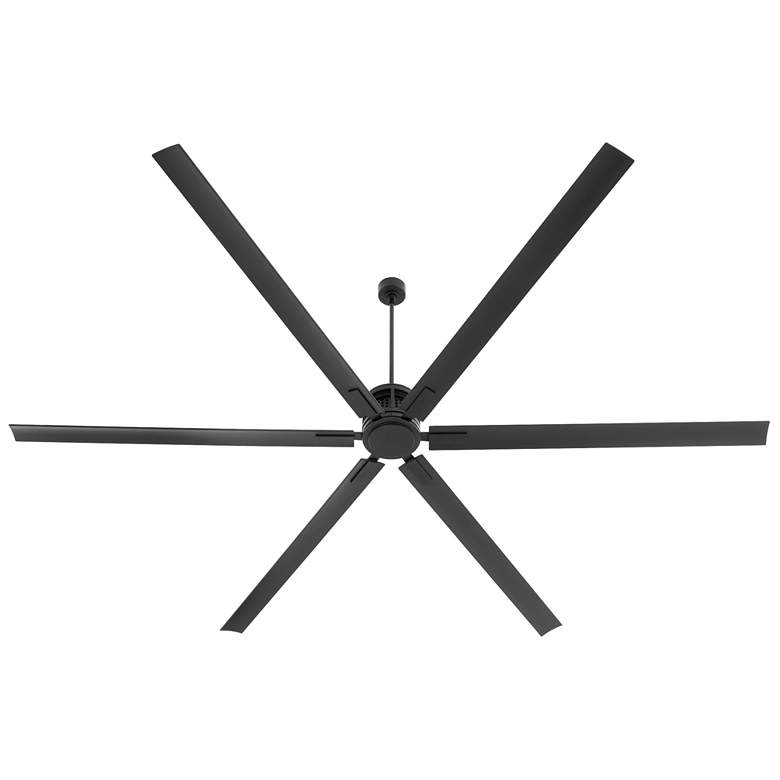 Image 1 Quorum International Zeus 120" Matte Black Fan