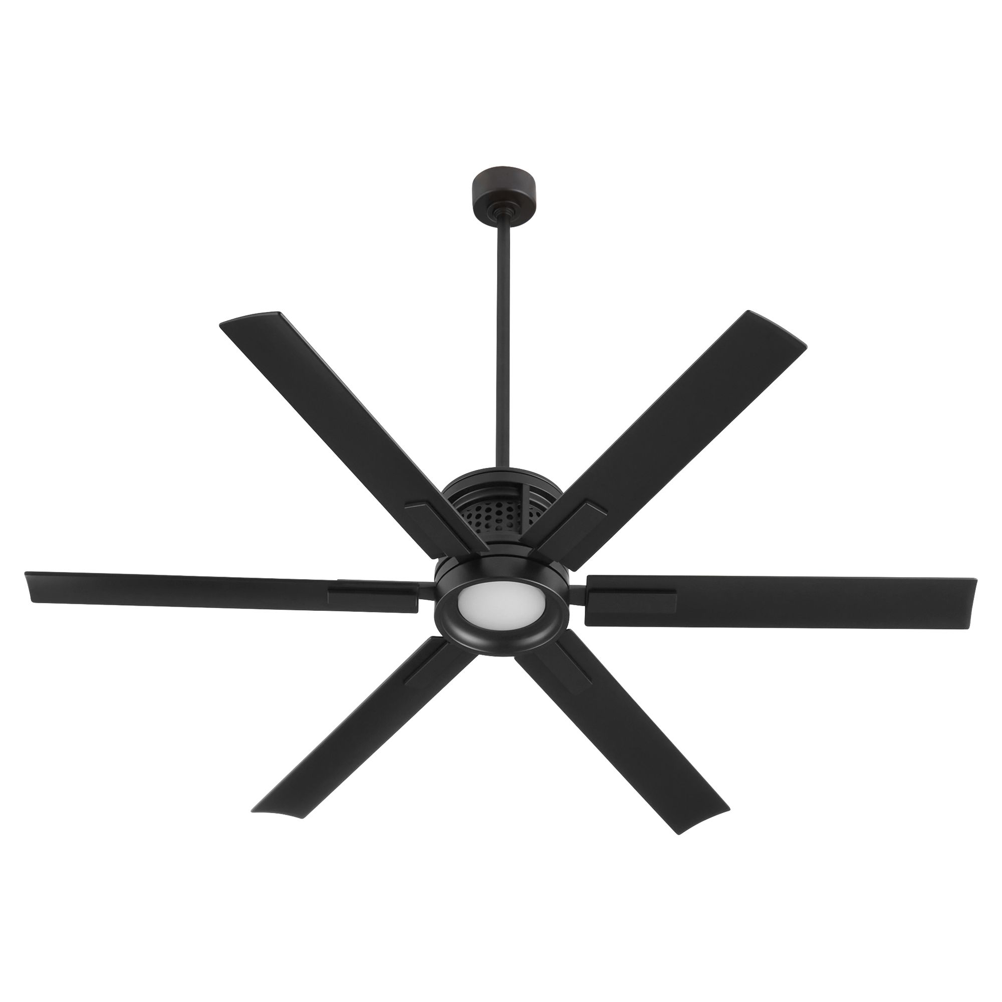 Image 2 Quorum International Zeus 65" Matte Black Fan more views