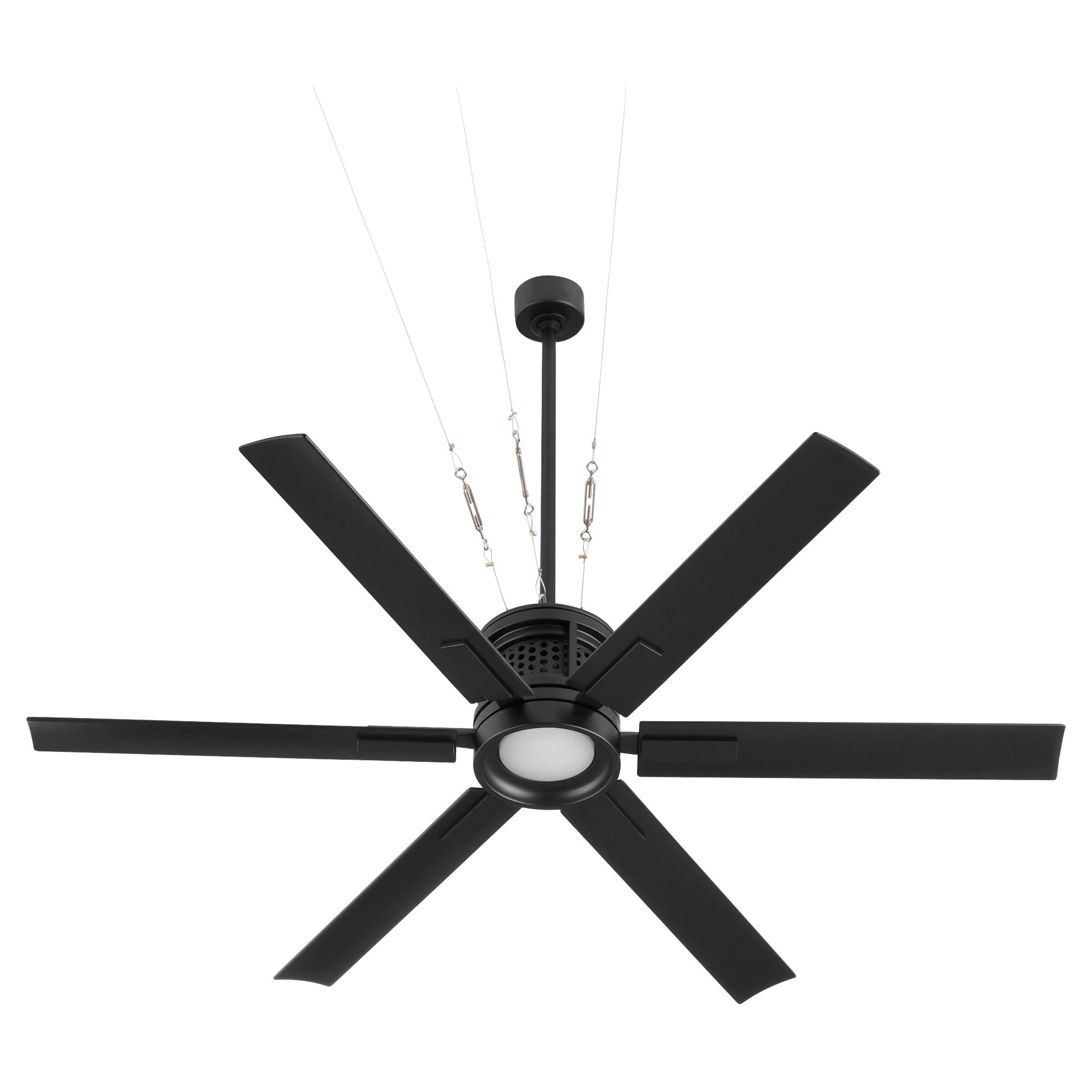 Image 4 Quorum International Zeus 65" Matte Black Fan more views