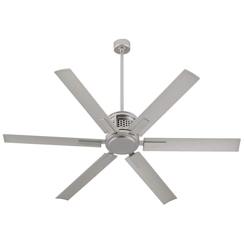 Image 1 Quorum International Zeus 65" Satin Nickel Fan