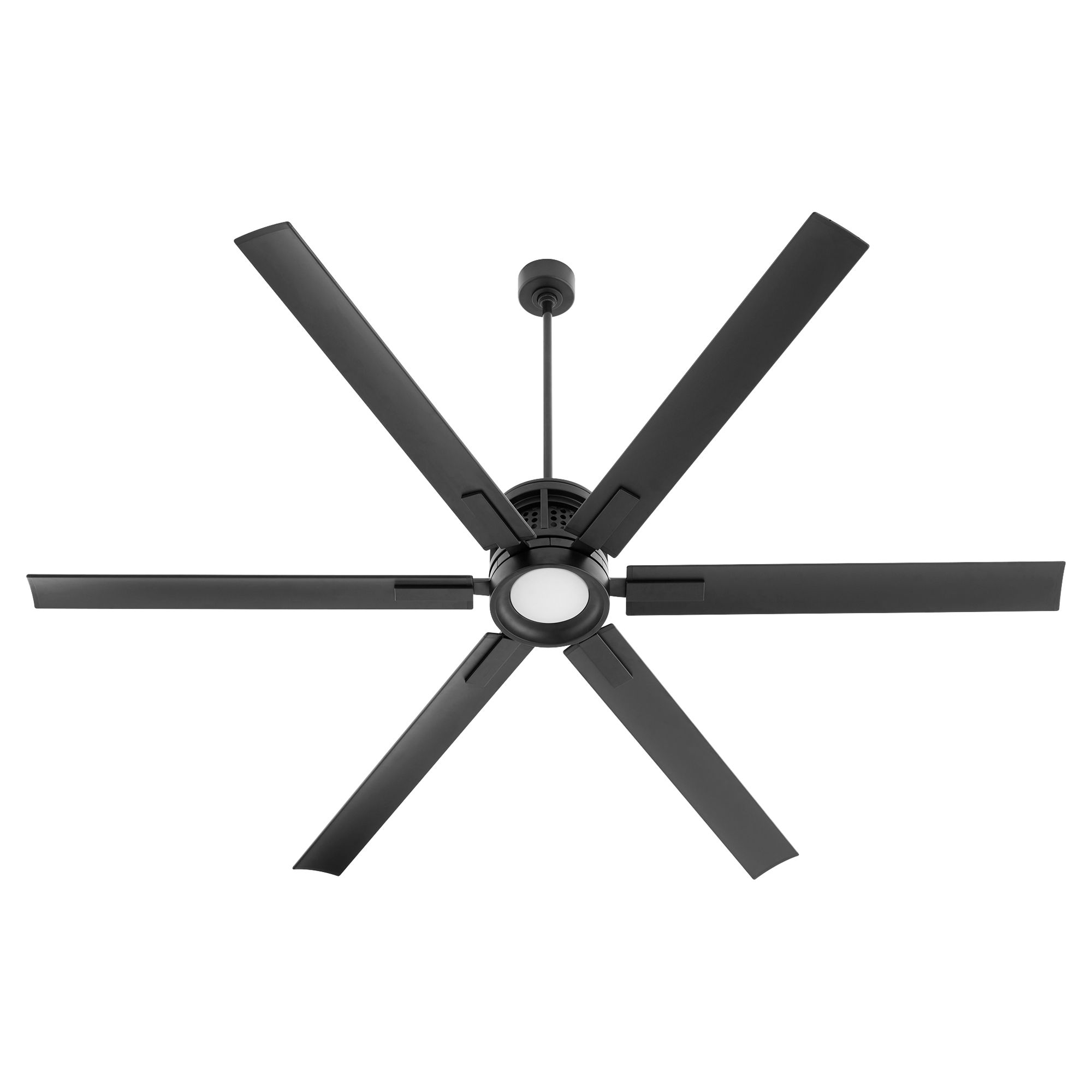 Image 2 Quorum International Zeus 80" Matte Black Fan more views