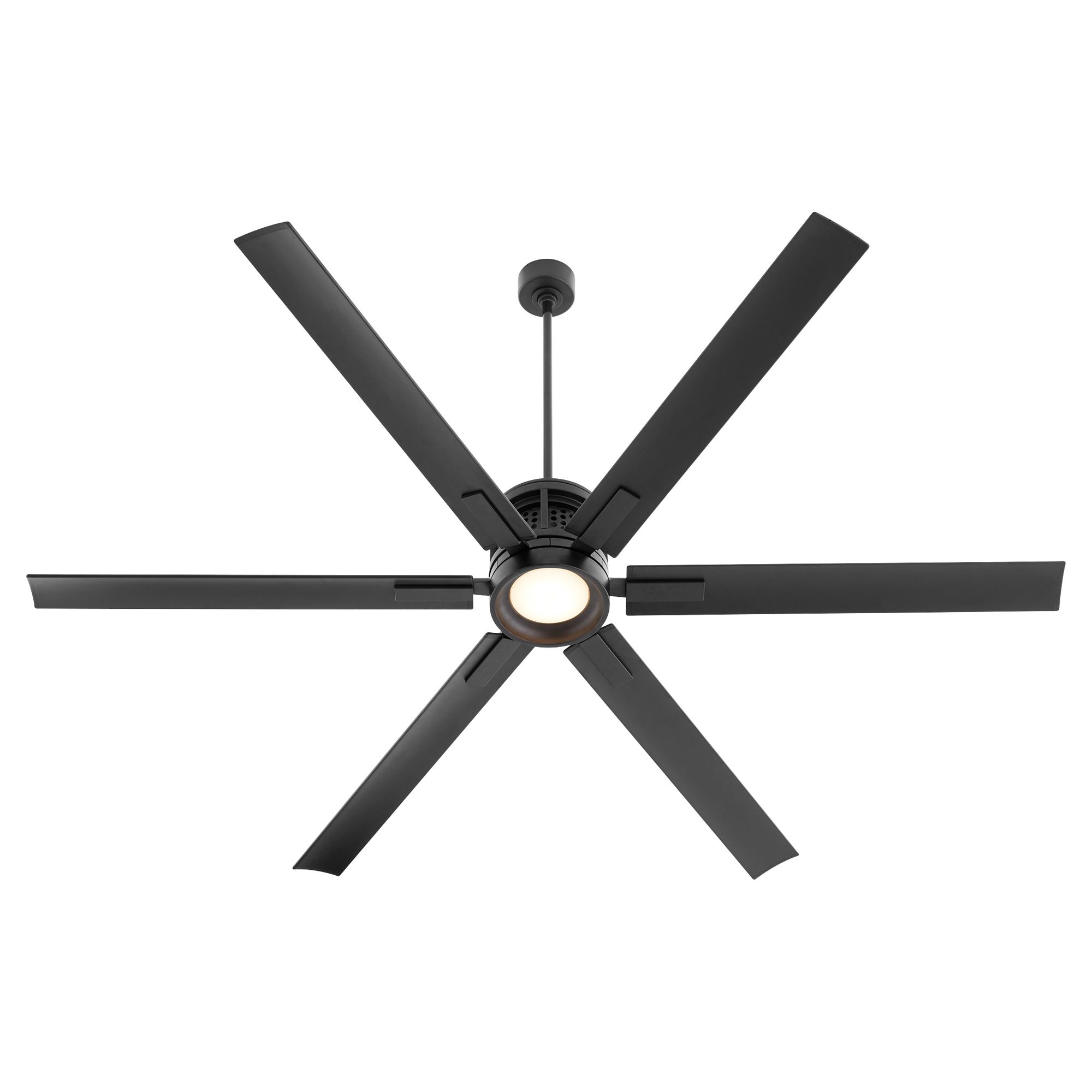 Image 3 Quorum International Zeus 80" Matte Black Fan more views