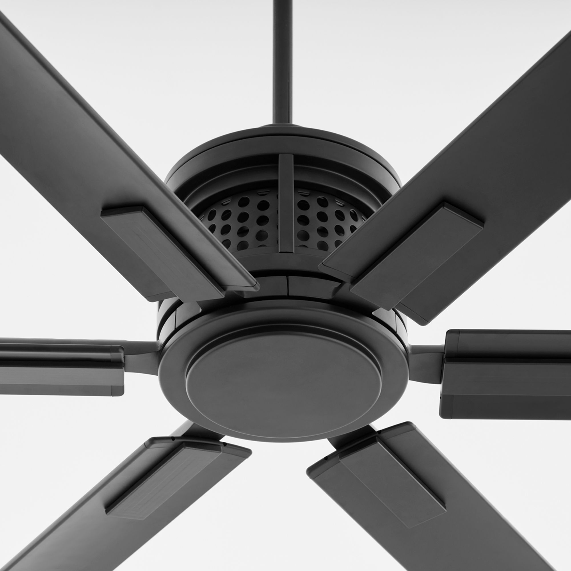 Image 4 Quorum International Zeus 80" Matte Black Fan more views