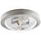 Quorum Jesse 13" Wide Satin Nickel 2-Light Ceiling Light