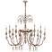 Quorum La Maison 45" Wide Manchester Grey Large Chandelier