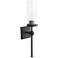 Quorum Lee Boulevard 22 3/4" High Matte Black Wall Sconce