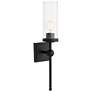 3_Quorum Lee Boulevard 22 3/4" High Matte Black Wall Sconce more views