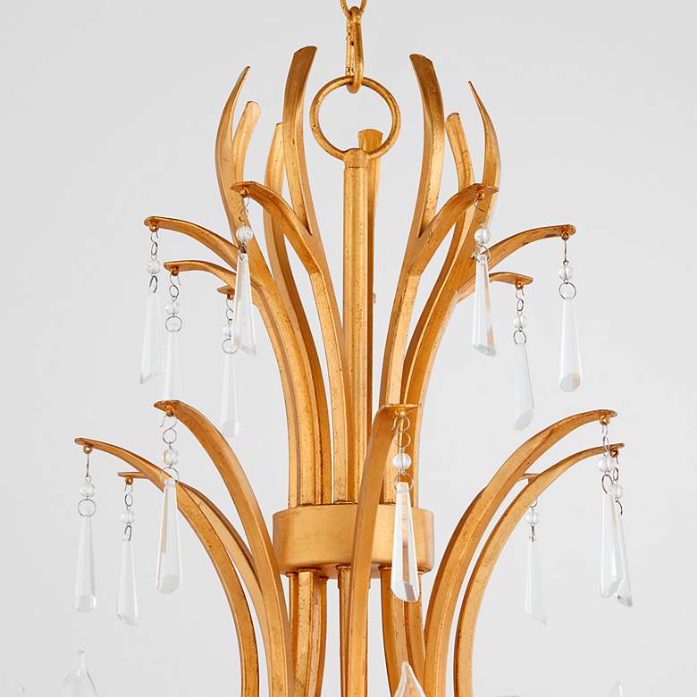 Image 3 Quorum Majesty 62" Wide Gold 8-Light Candle Chandelier more views