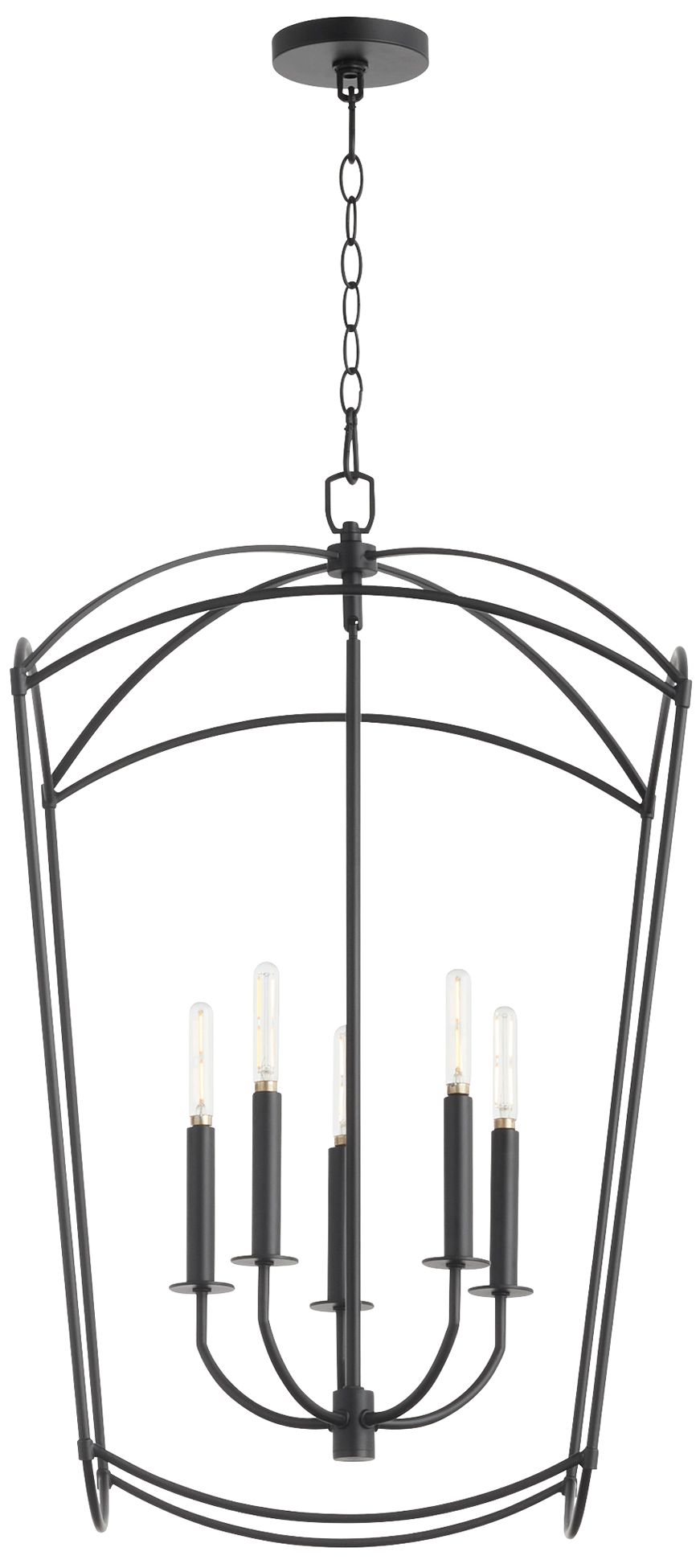 Image 3 Quorum Mantle 15" Wide Gold Leaf 4-Light Chandelier more views