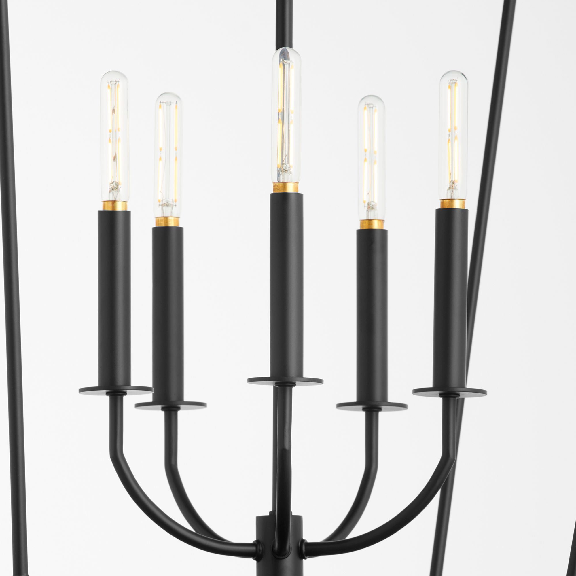 Image 6 Quorum Mantle 15" Wide Gold Leaf 4-Light Chandelier more views