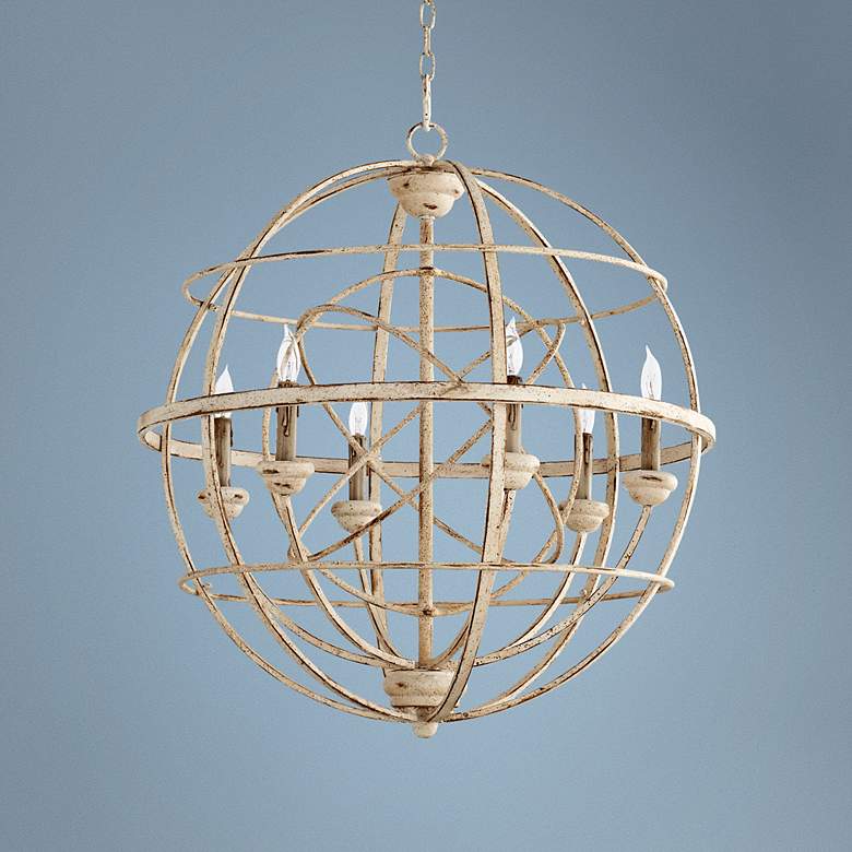 Image 1 Quorum Merci 26 3/4 inch Wide Persian White Pendant Light